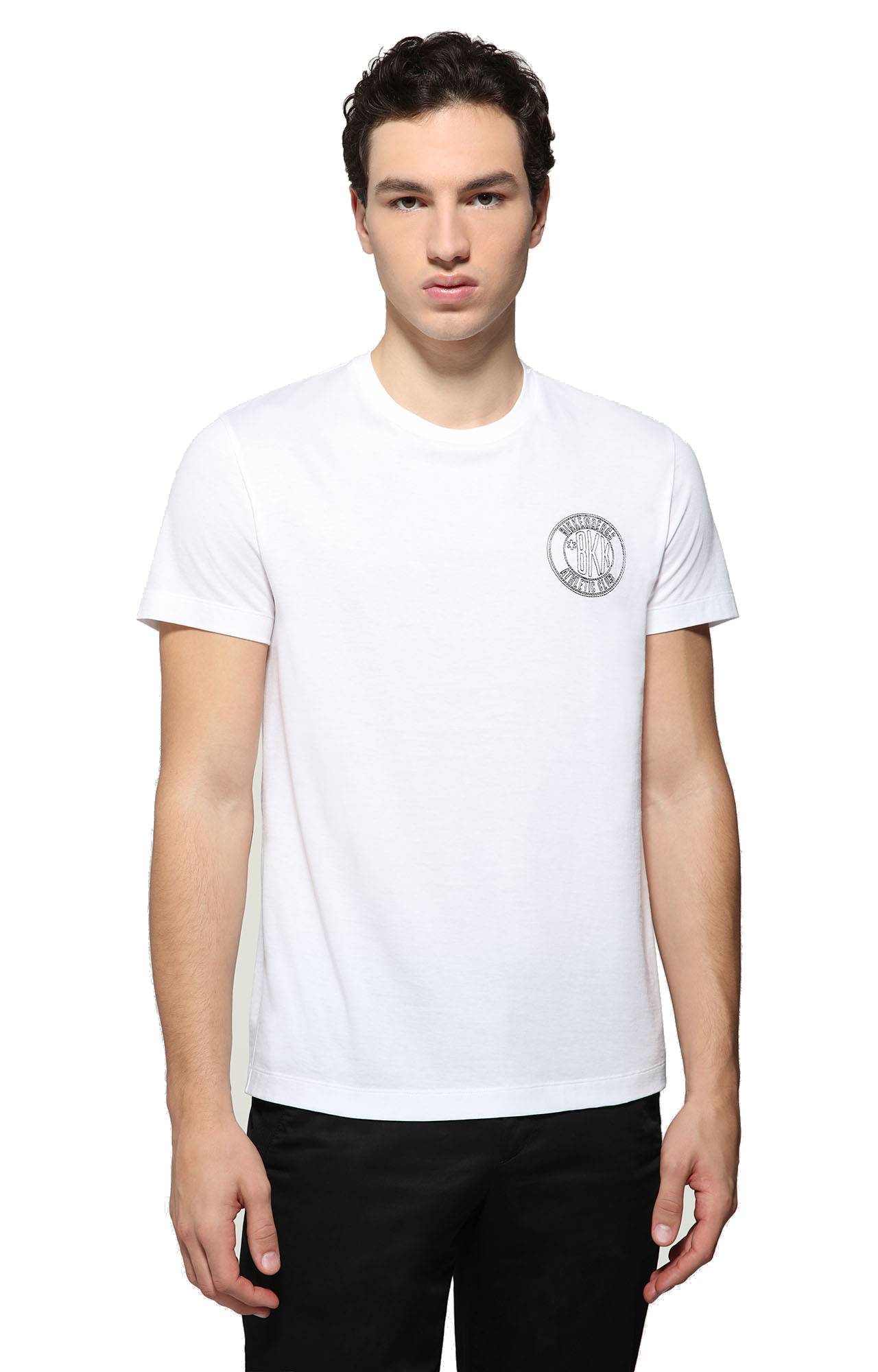 Camiseta Dirk Bikkembergs de Algodón de color Gris para hombre Hombre Ropa de Camisetas y polos de Camisetas de manga corta 